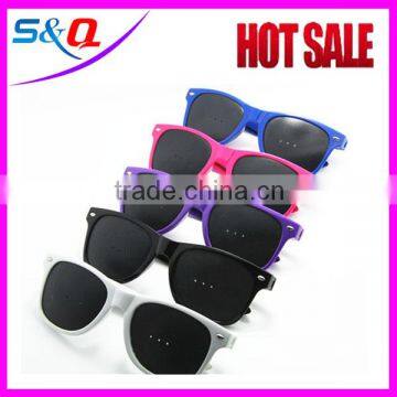 Custom Pinhole sunglasses with your logo, promotion sunglasses