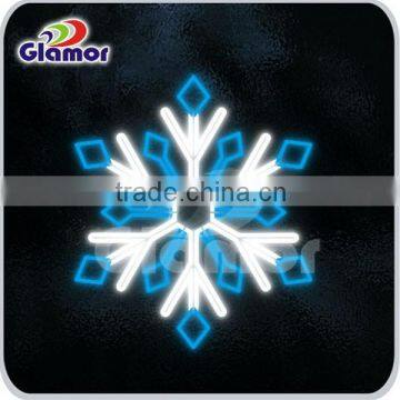 led christmas snowflake light 2d motif