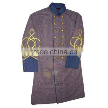 ACW Double Breasted Frock Coat with Blue Cuff and Collars