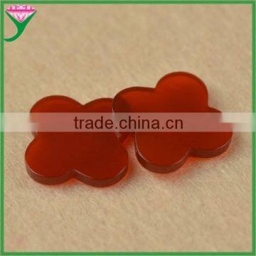 Wholesale Cheap Prices Double Flat Flower Cut Natural Fire Red Agate Slices, Agate Slices Polished photo-2