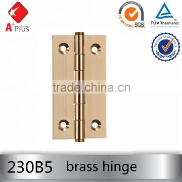 Flat head brass cupboard hinges