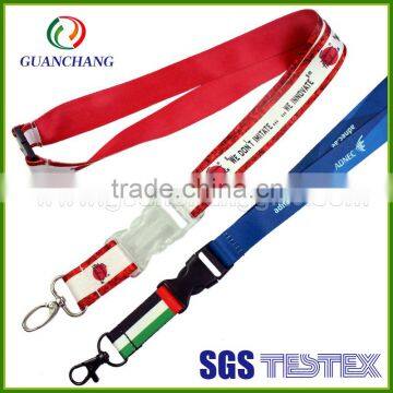 Factory Price Eco-friendly Dye Sublimation Polyester Lanyard