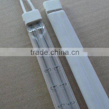 white-plated twin lamp