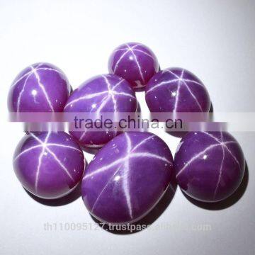 103.05 Ct Ruby Star Sapphire 6 Rays Lab Created Stone