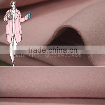 British naked pink cashmere wool double grinding double-sided monochrome wool with thick fabrics containing high wool cloth coat                        
                                                Quality Choice