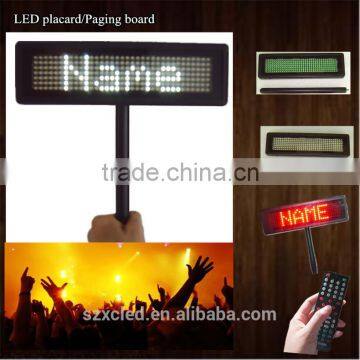 Multilingual Rechargeable Electronics Programable LED Placard/Paging Board/Pick-up Card/ Picking Cards Display photo-5