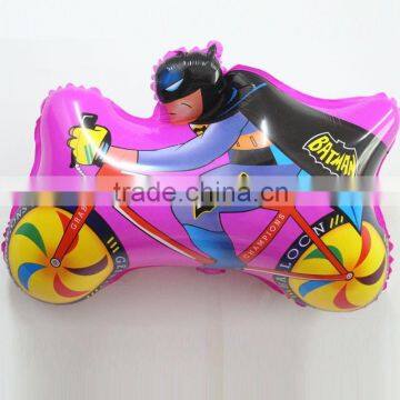 Wholesale! 65*71CM cartoon Batman foil Balloons,mylar Helium Balloons Motorcycle hero man globos