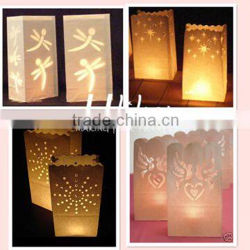 paper bag for candle luminary lantern paper candle bags
