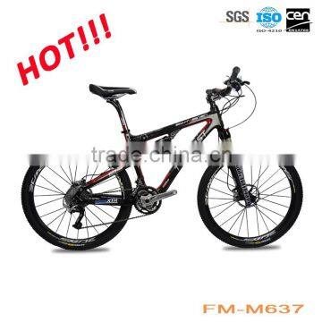 Hot Seling Carbon Frame Full Suspension 26" mountain bikes