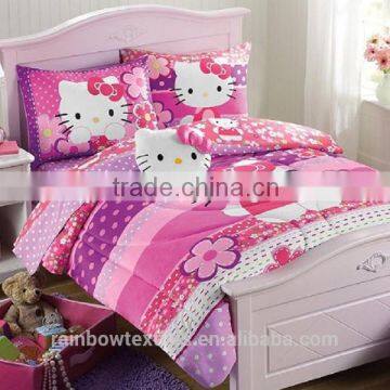 Good Quality Caihong Customized Pink Comforter