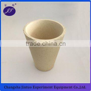 Laboratory experiment electric crucible ,fire assay crucible for mineral
