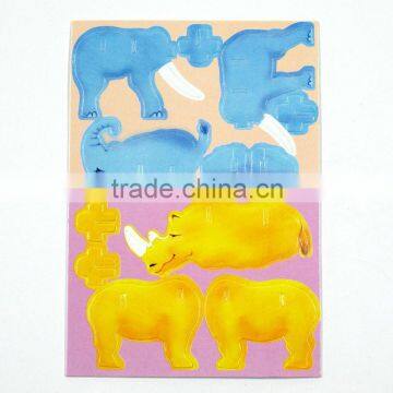 Colorful printer cute eva puzzle jigsaw printer