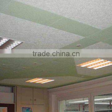 Wood fiber cement board solid body acoustic panels