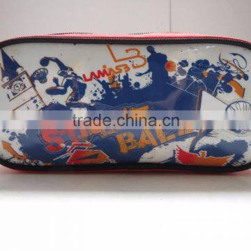 Customized 2016 Popular Large Capacity Cartoon Pencil Case