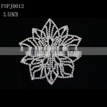 2015 fashion rhinestone wedding applique