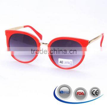 Fashionable Vintage Brand Cat Eye Ladies Sun Glasses Pink Elegant Women Italy Design CE cat 3 uv400 Sunglasses