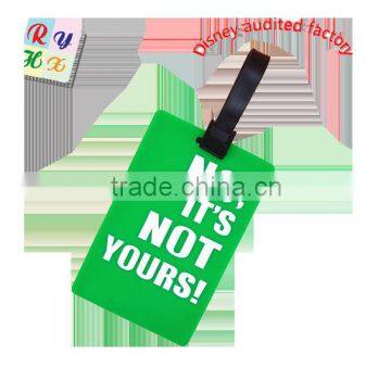 2016 Cheap Promotional Custom Made Rubber Hotel Luggage Tag photo-2