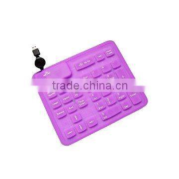 Silicon-rubber Numer Keyboard with waterproof