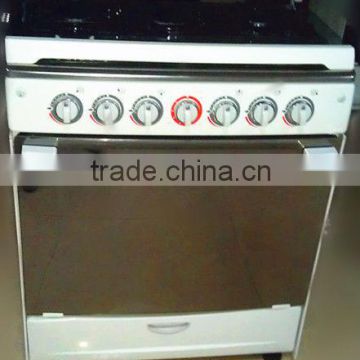 ce new model free standing gas oven in 2 electric and 4 gas burner