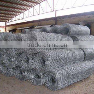 rock fall protection netting as hexagonal wire mesh