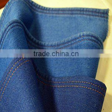 Dobby denim fabric indigo color