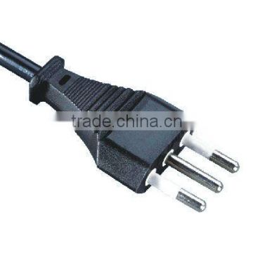 Italy IMQ approval power cords with molded plug