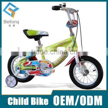 best selling 12 inch bamboo blue child bicycle