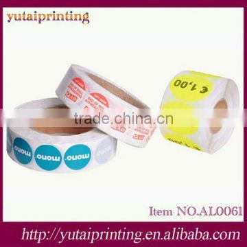 printed electronic thermal paper adhesive roll label