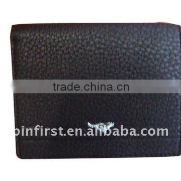 Leather Mens Black Wallet Bifold Purses And Handbags