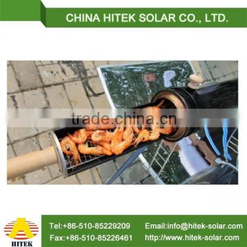 Solar thermal system horizontal pipe solar oven pizza box