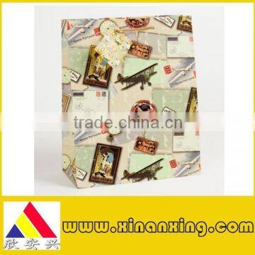 custom gift paper bags with 250g paper