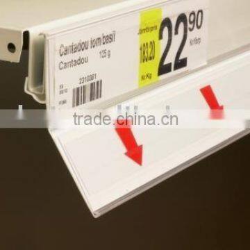 Supermarket Data Strip Label Holder