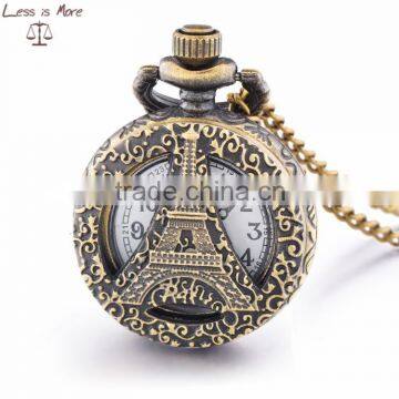 2015 pendant watch with antique style and bronze pocket watch