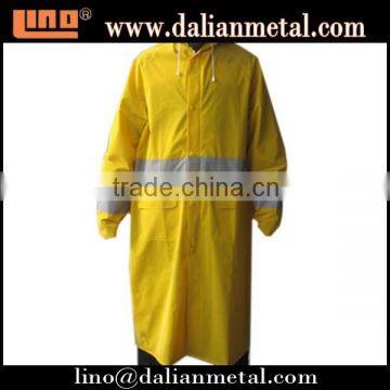 Mens PVC Long Raincoat