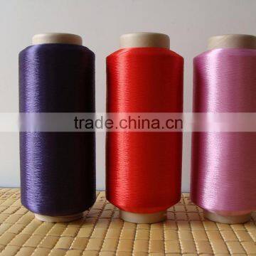 2015 China Hangzhou 100% Dope Dyed Polyester Texturized Yarn photo-2