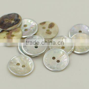 Custom Logo 2 Hole Nature Material Buttons