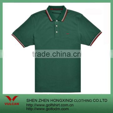 Men's 100% pique cotton fashion polo shirt design