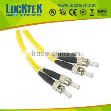 FC to FC Single Mode, Duplex optic fiber patch cord, 9/125