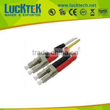 LC-SC 62.5/125 OM1 Duplex Multimode PVC Fiber Optic Cable, Orange (2 Meter)