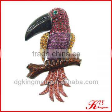 Colorfull Enamel Rhinestone Brooch