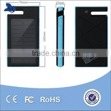 Shenzhen wholesale high quality power bank 12000mah solar charger portable charger with CE ROHS