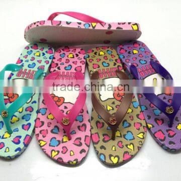 2015 cheap wholesale cartoon children slipper girl slipper shoes flip flops