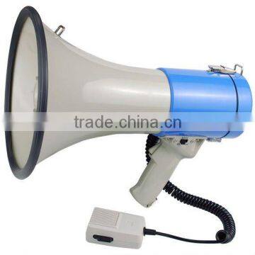 Megaphone with microphone