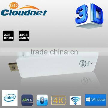 Cloudnetgo 2015 Newest Window 8.1 Mini PC/Android Mini PC in 2G +32G/ Intel Dongle Built in XBMC,Wifi Bluetooth4.0/Wifi display