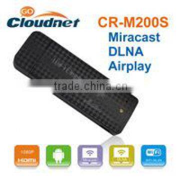 Unique design New Arrival Cloudnetgo CR-M200S Mali 400 Android 4.4 HDD player 1GHz Android HDMI Dongle