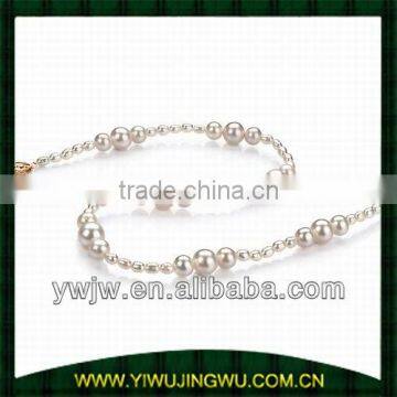 wholesale fashion pearl necklace design for girls (JW-G6019)