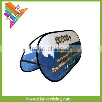 Outdoor trade show Oval Pop Up A Frame Banner