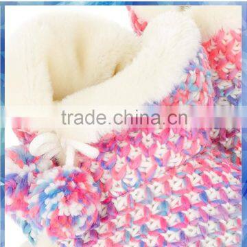 Women Bright Space Dye Knitted Women Indoor Boot photo-3