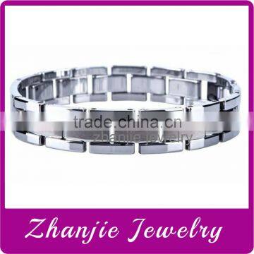 China Manufacture Supply High Quality 316L Stainless Steel Energy Health Magnetic Tungsten Bracelets for Man and Women