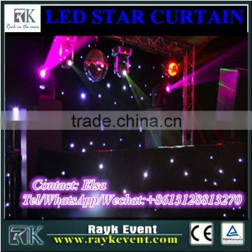 2016 new products fairy light curtain led curtain led drape led cloth with remote for sale